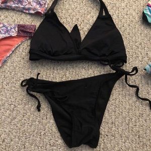 black bikini set